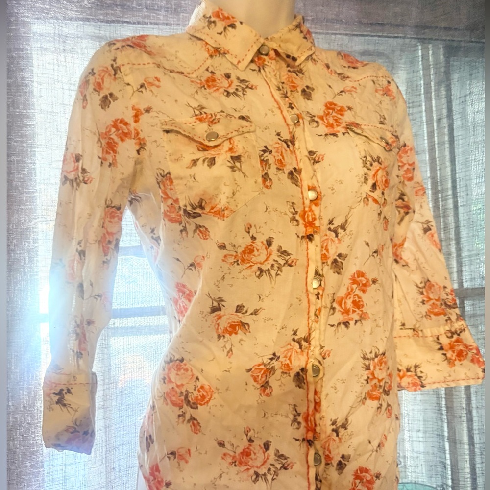 GAP Multicolor Floral Shirt